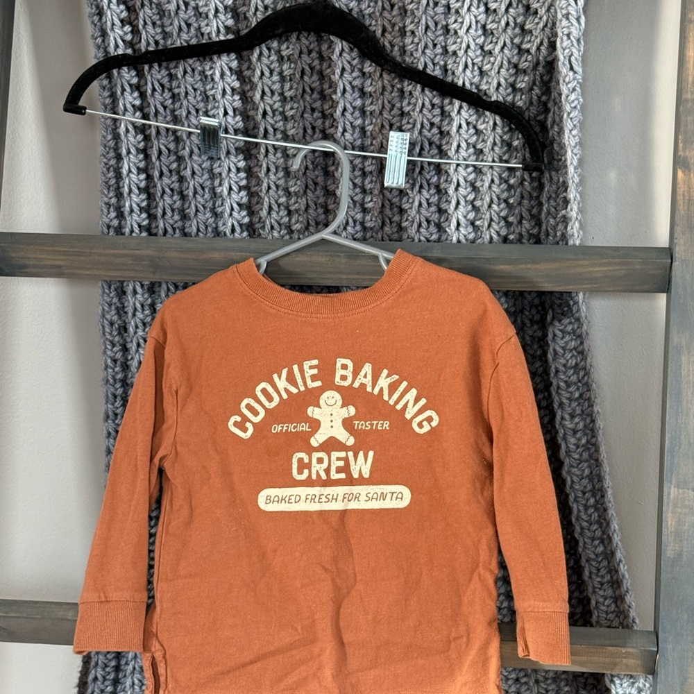 LC Lauren Conrad Kids Cookie Baking Crew Shirt - Brown